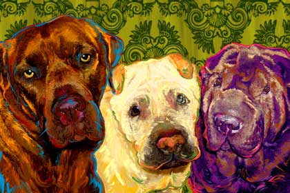 origianl dog art