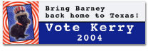 barney bush bumper sticker