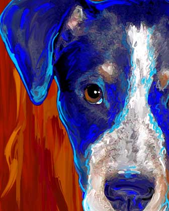 custom dog portrait