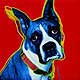 boxer dog painting