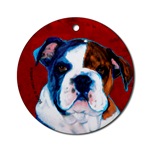 bulldog puppy ornament
