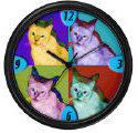 cat clock