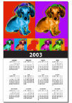 2003 dachshund calendar