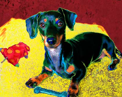 dachshund art