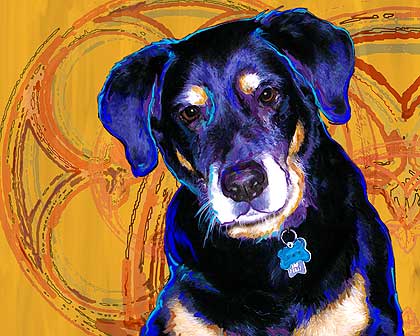 ian dog art