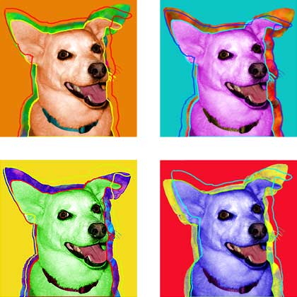 dog art sandy
