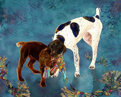 original dog art