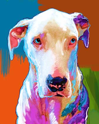 great dane art