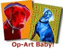 groovy dog art