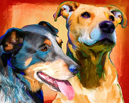 dog art