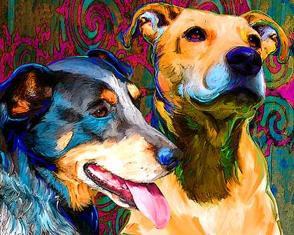 dog art