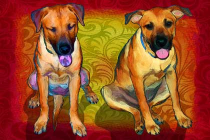 dog art