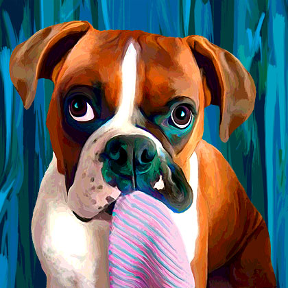 boxer art