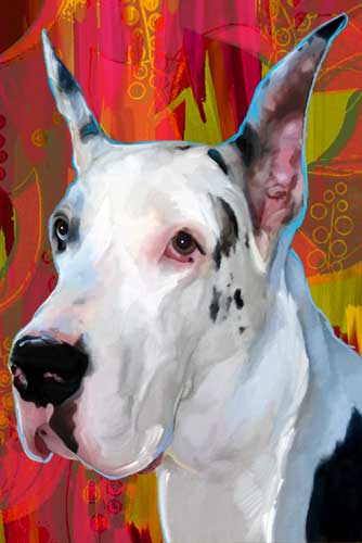 great dane art