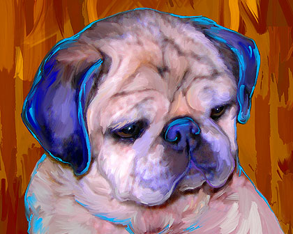pug art