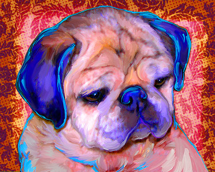pug art