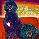 portuguese water dog art