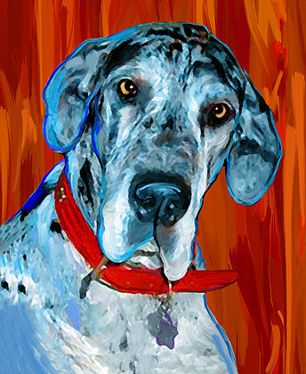 great dane art