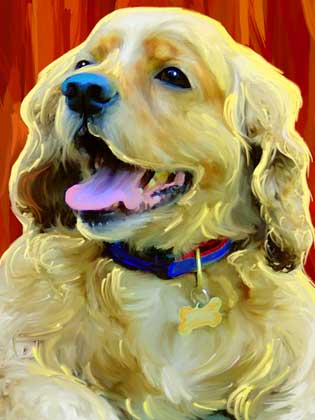 cocker art