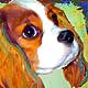 king charles spaniel art