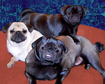 pug art