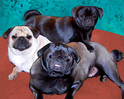 pug art