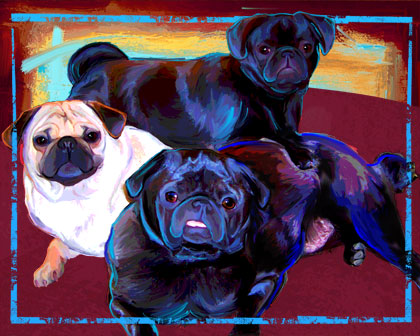 pug art