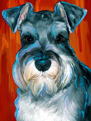 schnauzer art