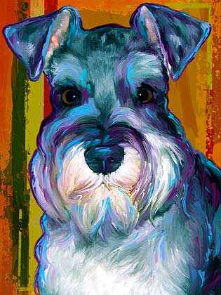 schnauzer art
