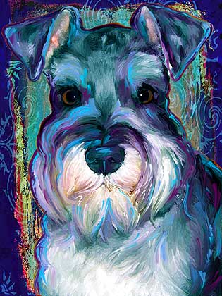 schnauzer art
