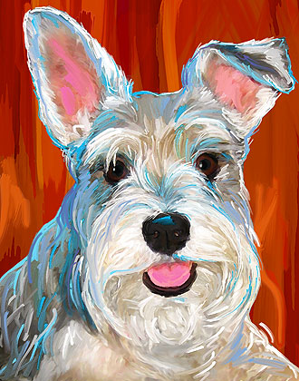 schnauzer art