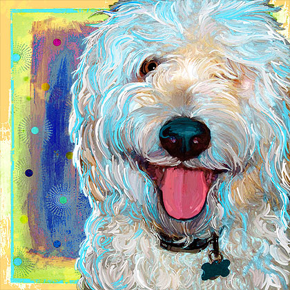 wheaten terrier art