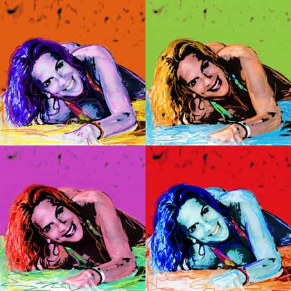pop art portraits
