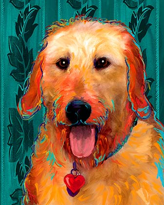 labradoodle  art