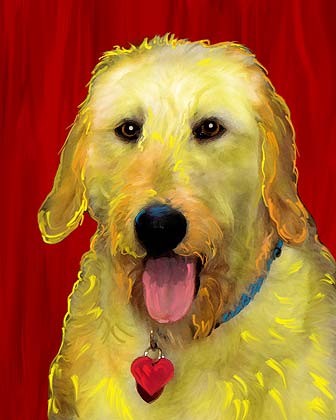 labradoodle art