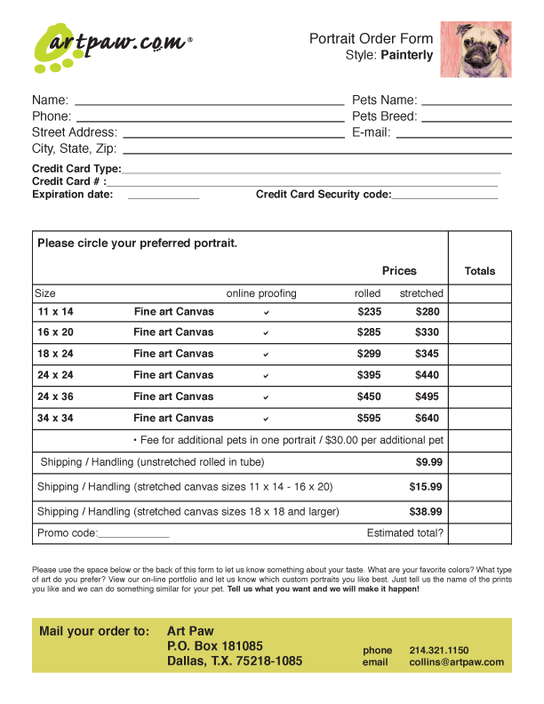 order form
