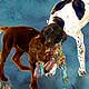 original dog art