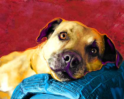 original dog art