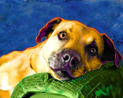 original dog art