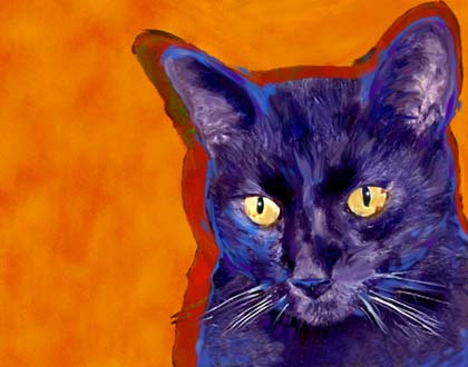 cat painting