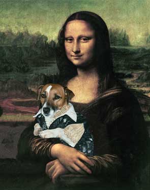 mona lisa dog