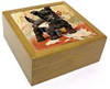 scottish terrier vintage art box