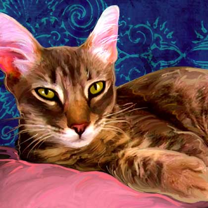 painterly portrait