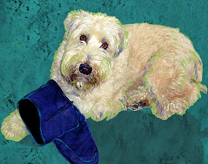 wheaten terrier art