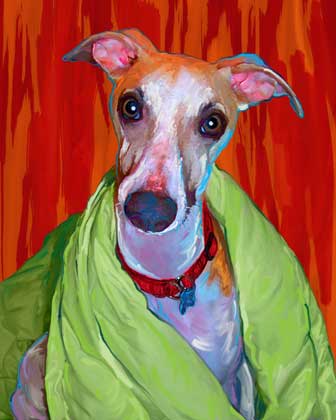 whippet art